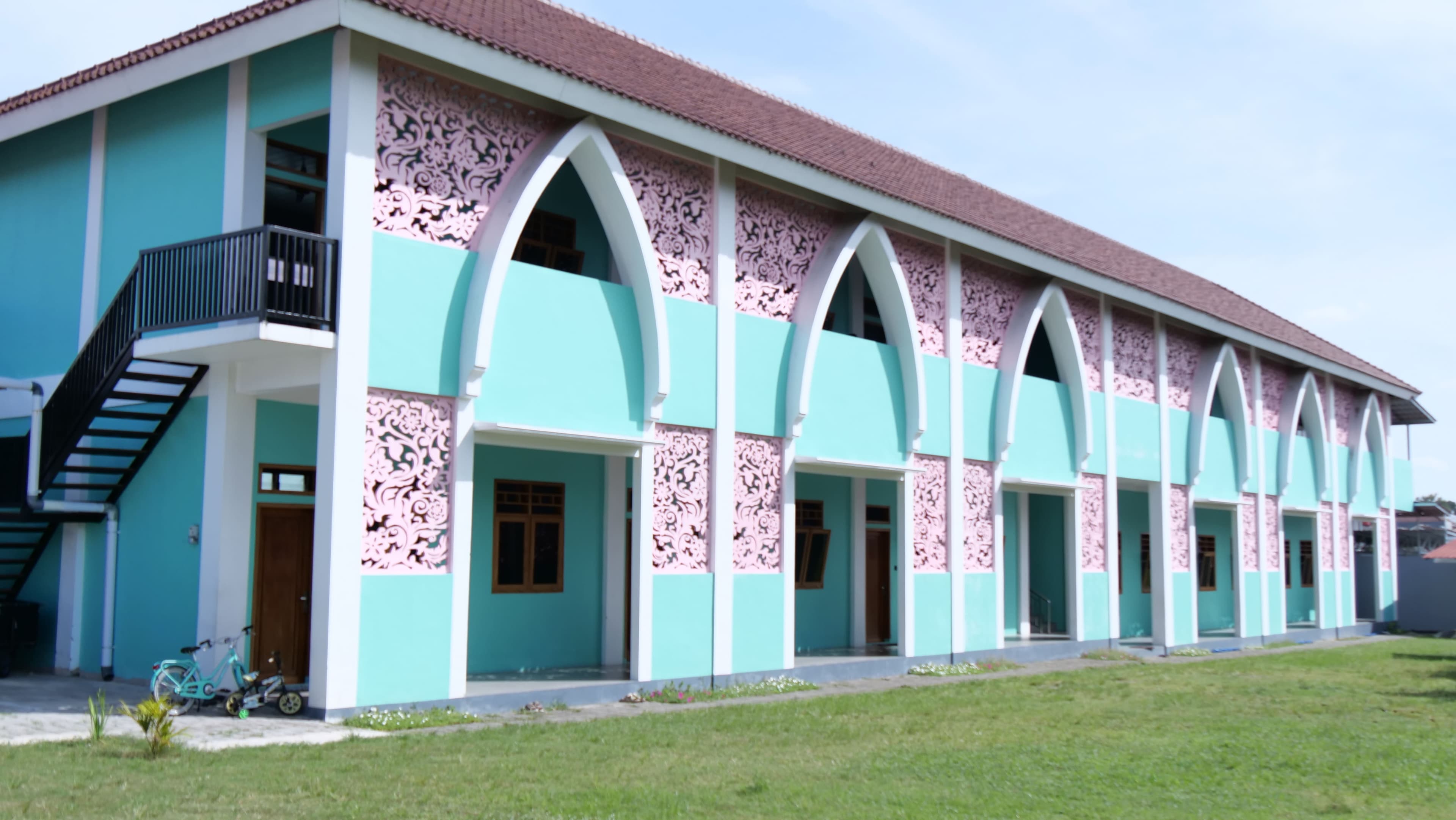 Proses belajar mengajar di kelas Pesantren Gratis Klaten