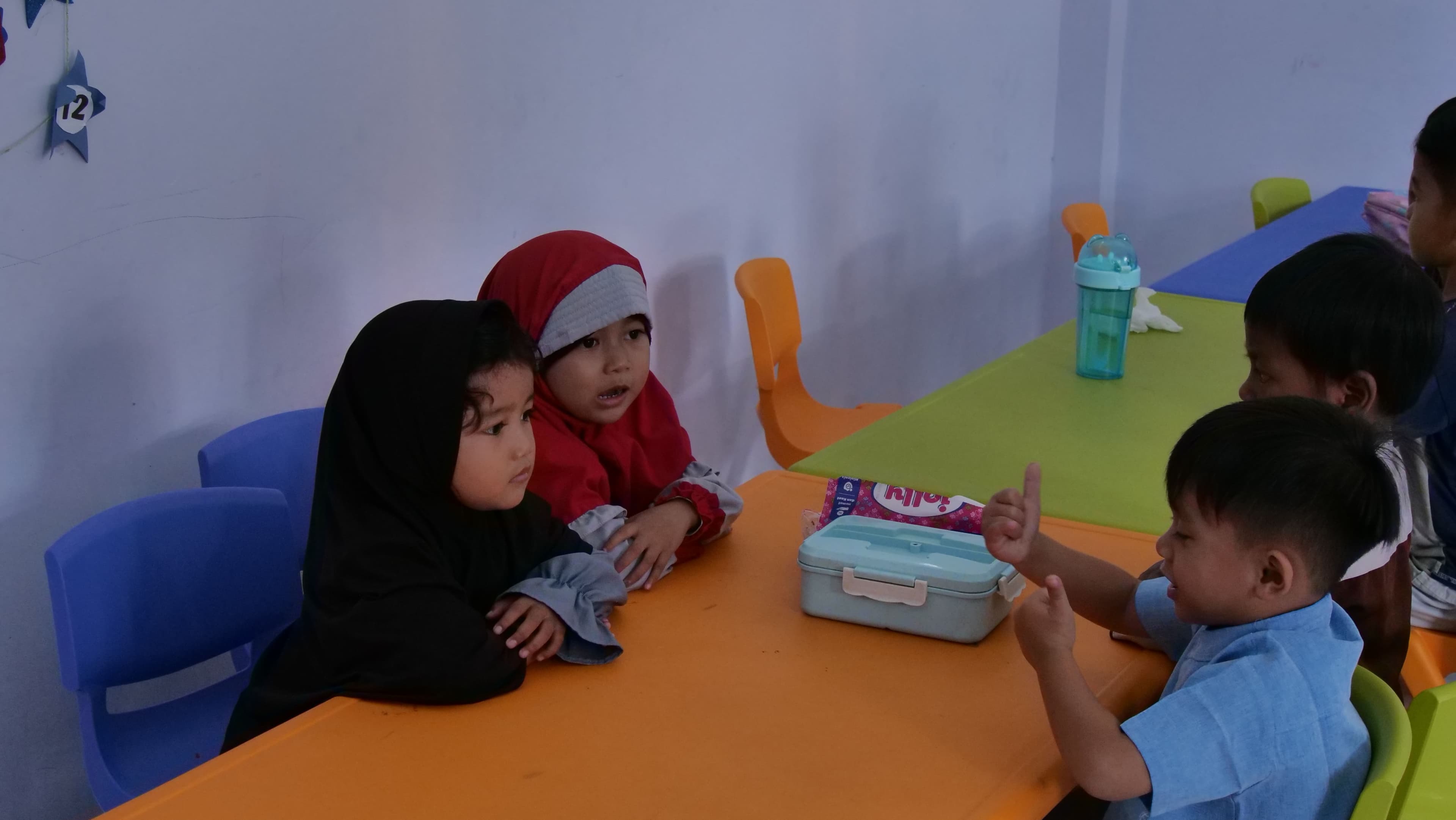 Pembelajaran ceria anak-anak NABATA Pesantren Gratis Klaten